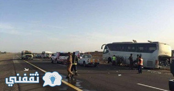 المصريون الأربعة المتوفون في حادث سير في السعودية