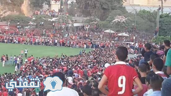 اقتحام التراس اهلاوى النادي الأهلي