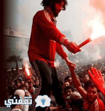 اشتباكات بين الأمن وألتراس أهلاوي أمام النادي بالجزيرة