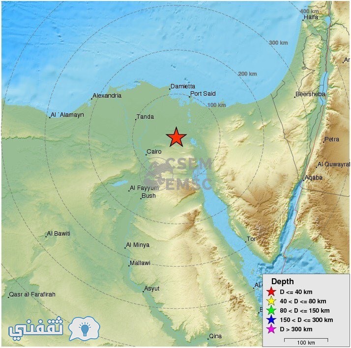 مصر تتعرض لزلزل بقوة 4.2 ريختر