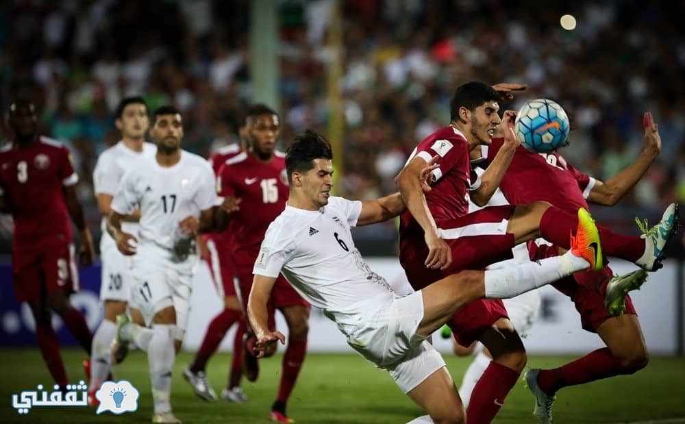 نتيجة مباراة قطر وإيران
