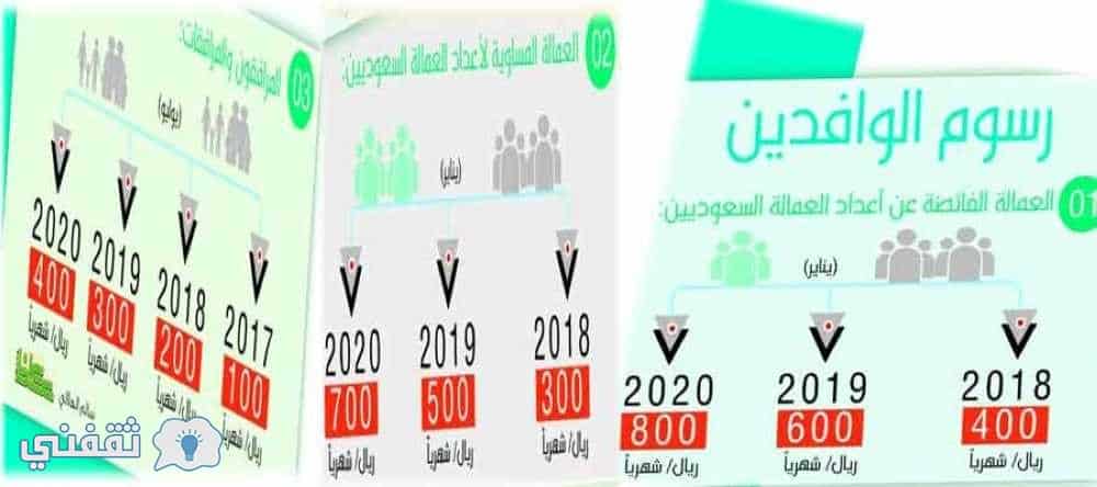 الفئات المستثناه من رسوم المرافقين