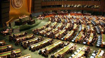 تصويت الجمعية العامة للامم المتحدة بخصوص قرار نقل سفارة أمريكا إلى القدس
