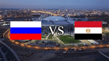 موعد مباراة مصر وروسيا