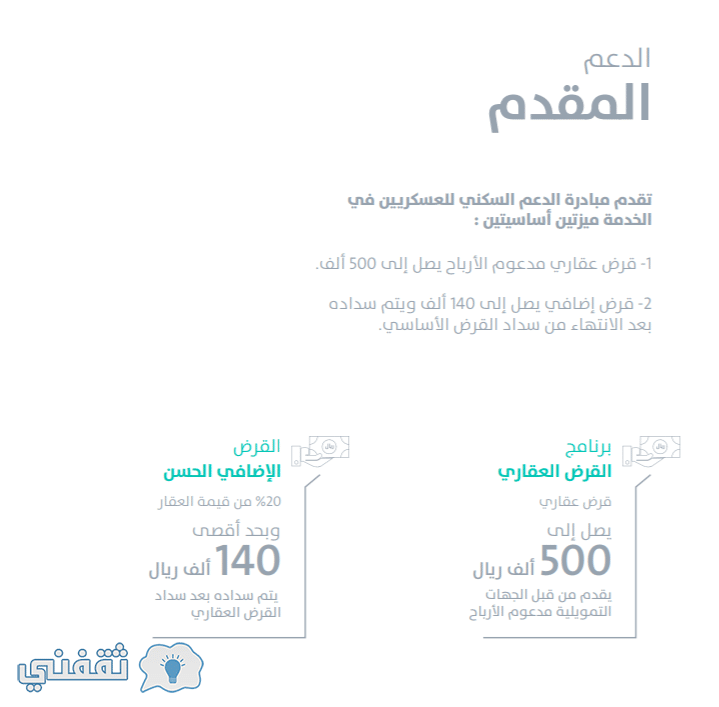 تسجيل الدعم السكني للعسكريين التسجيل في صندوق التنمية العقاري