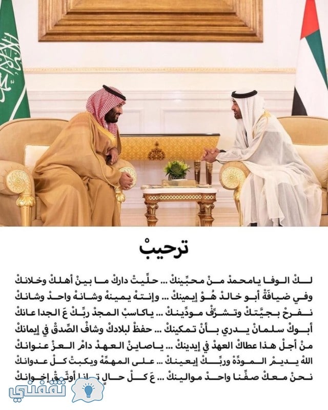 قصيدة محمد بن سلمان
