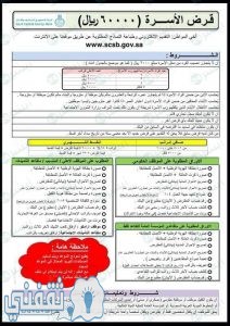 شروط قروض بنك التسليف والادخار