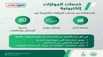 تمديد تأشيرات الزيارة عبر أبشر الجوازات