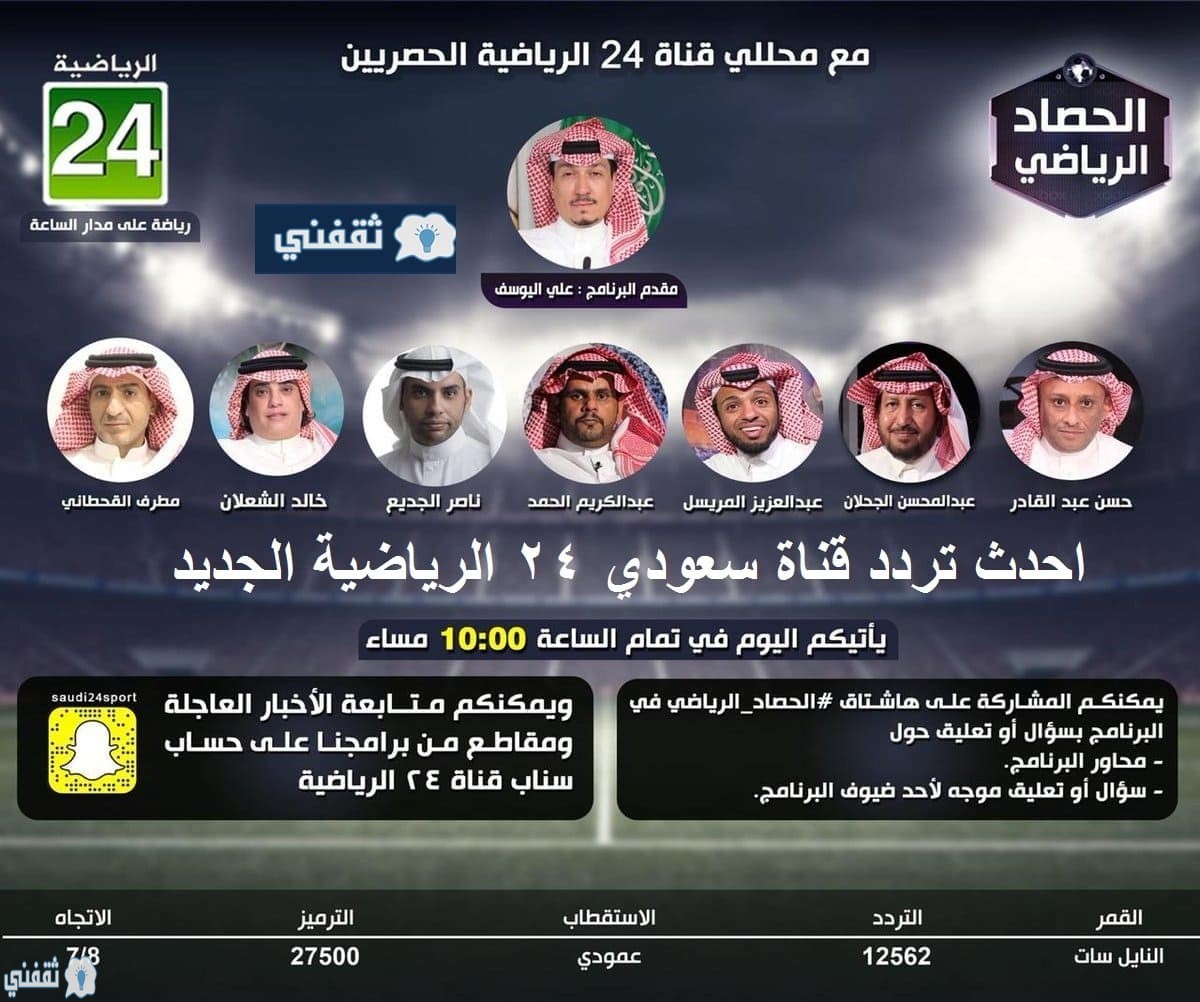 احدث تردد قناة سعودي 24