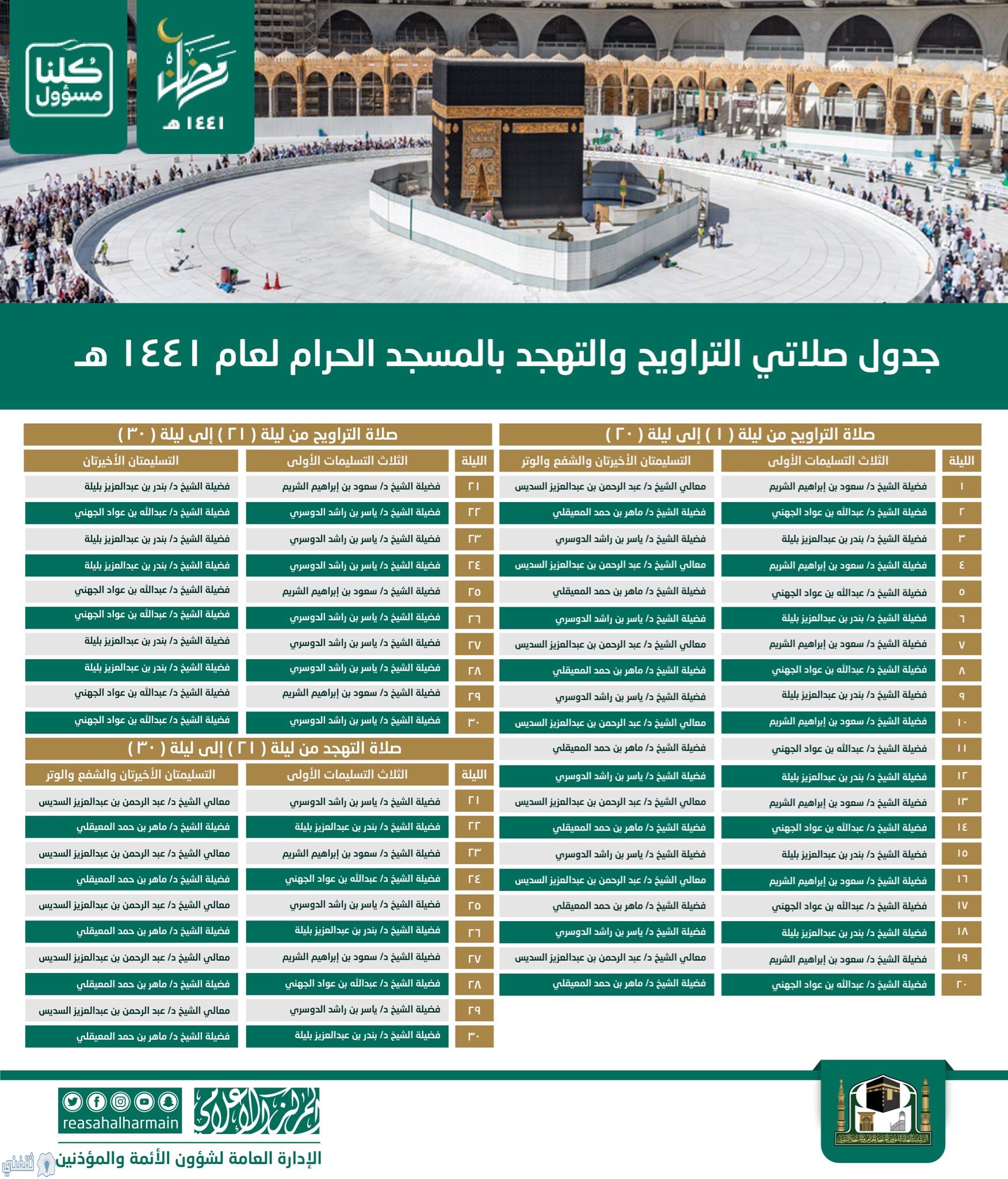 صلاة التراويح في الرياض