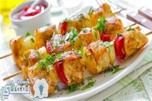 شيش طاووق الدجاج