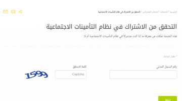 الاستعلام عن اسمك في التأمينات الاجتماعية