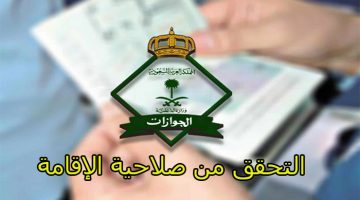 تجديد صلاحية الإقامة