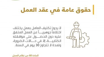 حقوق العمال في قانون العمل السعودي