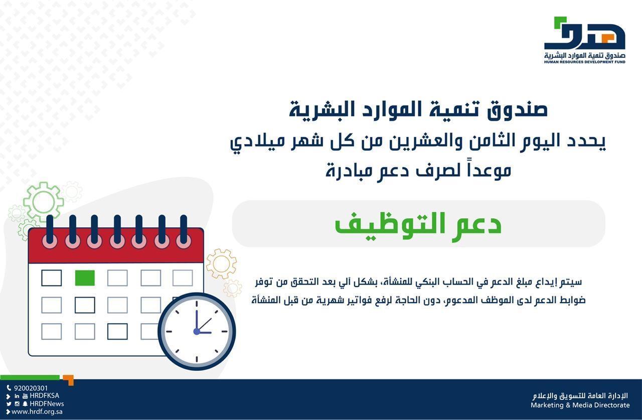 دعم الموارد البشرية للعاطلين