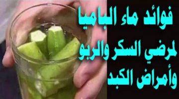 فوائد مياه البامية