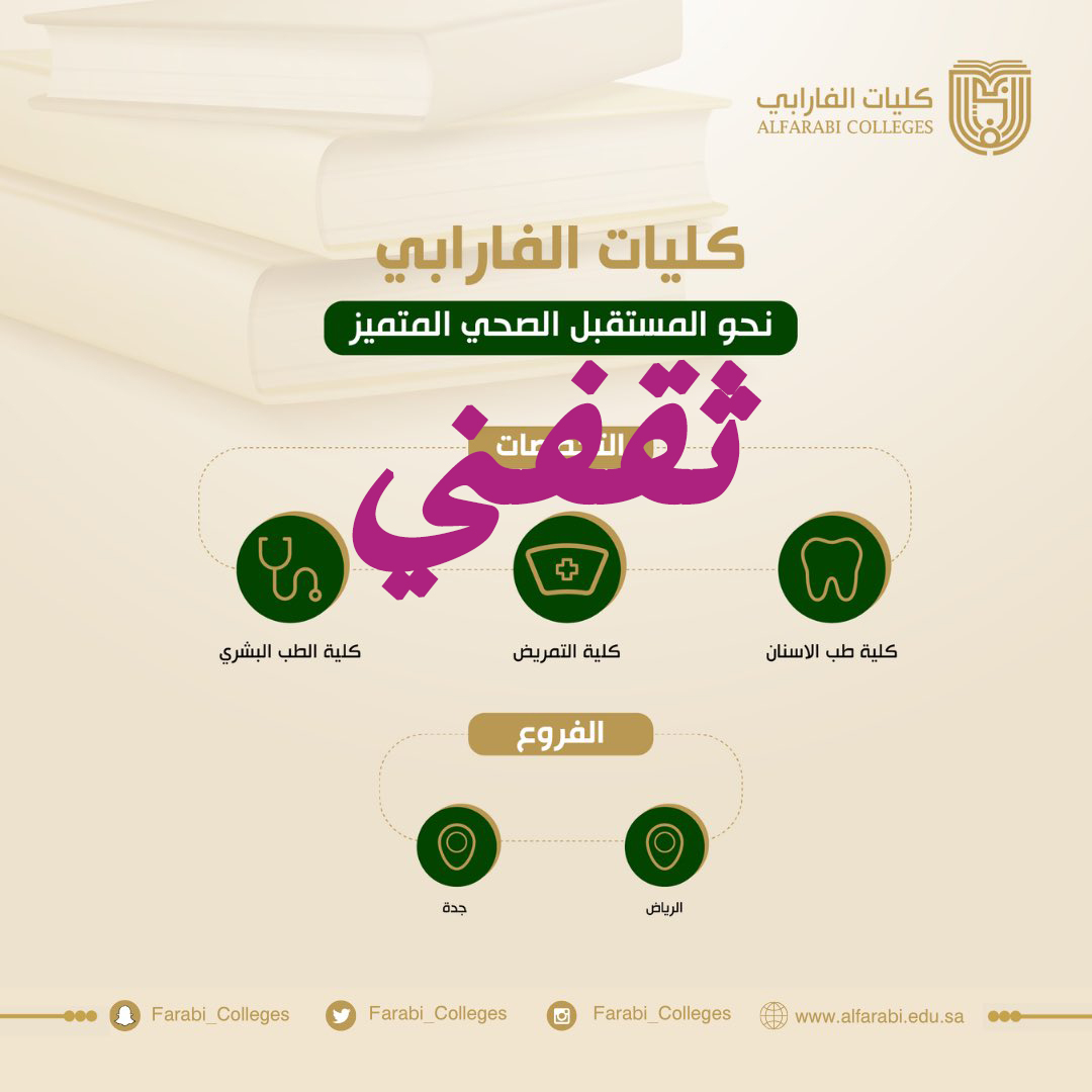 كلية الفارابي رسوم