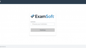 منصة Examsoft لأداء الاختبار التحصيلي