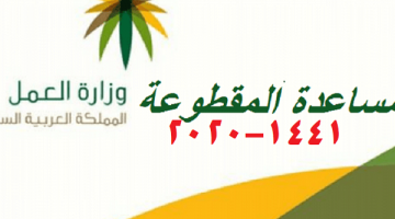 المساعدة المقطوعة