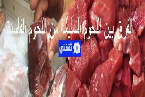 اللحوم السليمة واللحوم الفاسدة