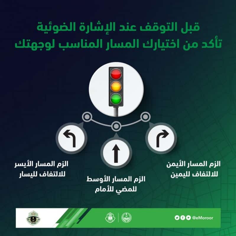 تعليمات المرور السعودي