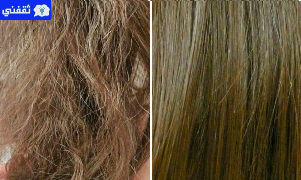 وصفة الكيراتين الطبيعي الأقوى لعلاج الشعر الجاف والتالف والمتضرر من الصبغة