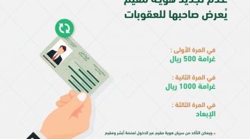 استعلام عن سداد رسوم تجديد الاقامة