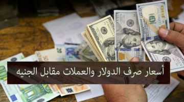 سعر الدولار والعملات في مصر