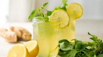عصير الليمون بالنعناع