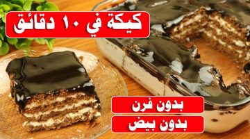 طريقة عمل الكيكة الباردة في 10 دقائق