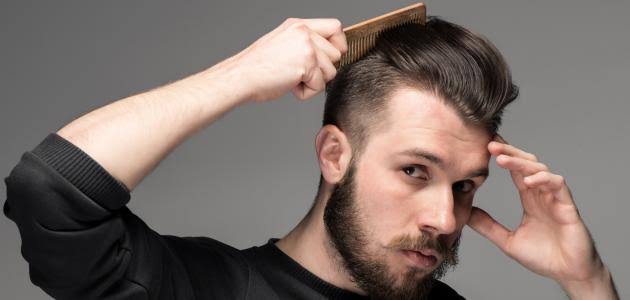 طرق طبيعية لفرد شعر الرجال