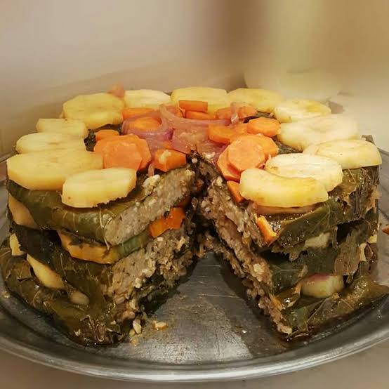 فتة ورق العنب