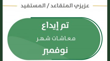 موعد إيداع معاشات التقاعد لشهر نوفمبر ٢٠٢٠ وكيفية حسابه