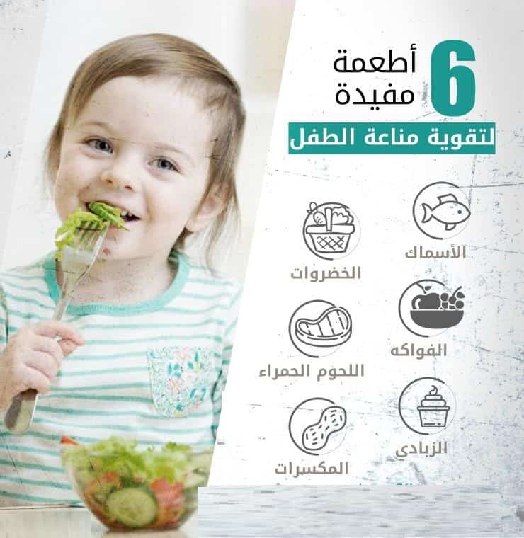 أهم الأطعمة التي ترفع مناعة الطفل في المدرسة2