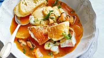 حساء السمك على الطريقة التركية