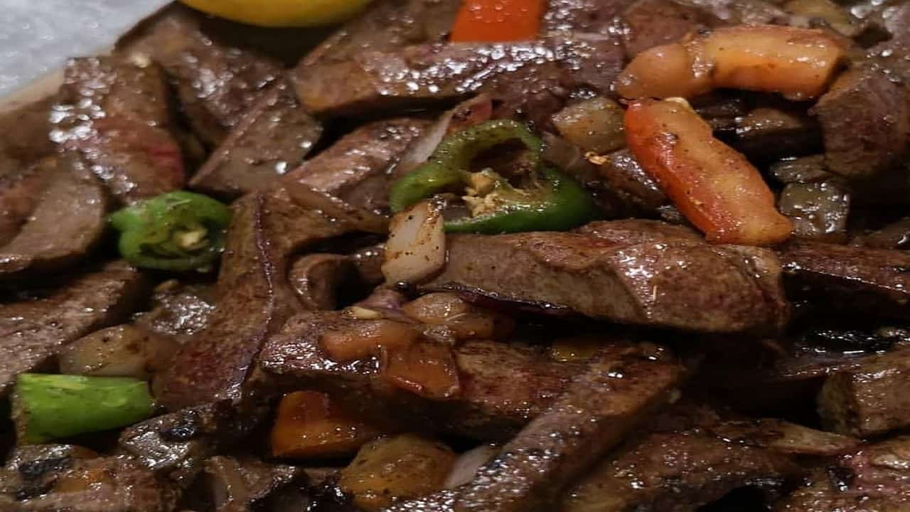 الكبدة السعودي بالبصل