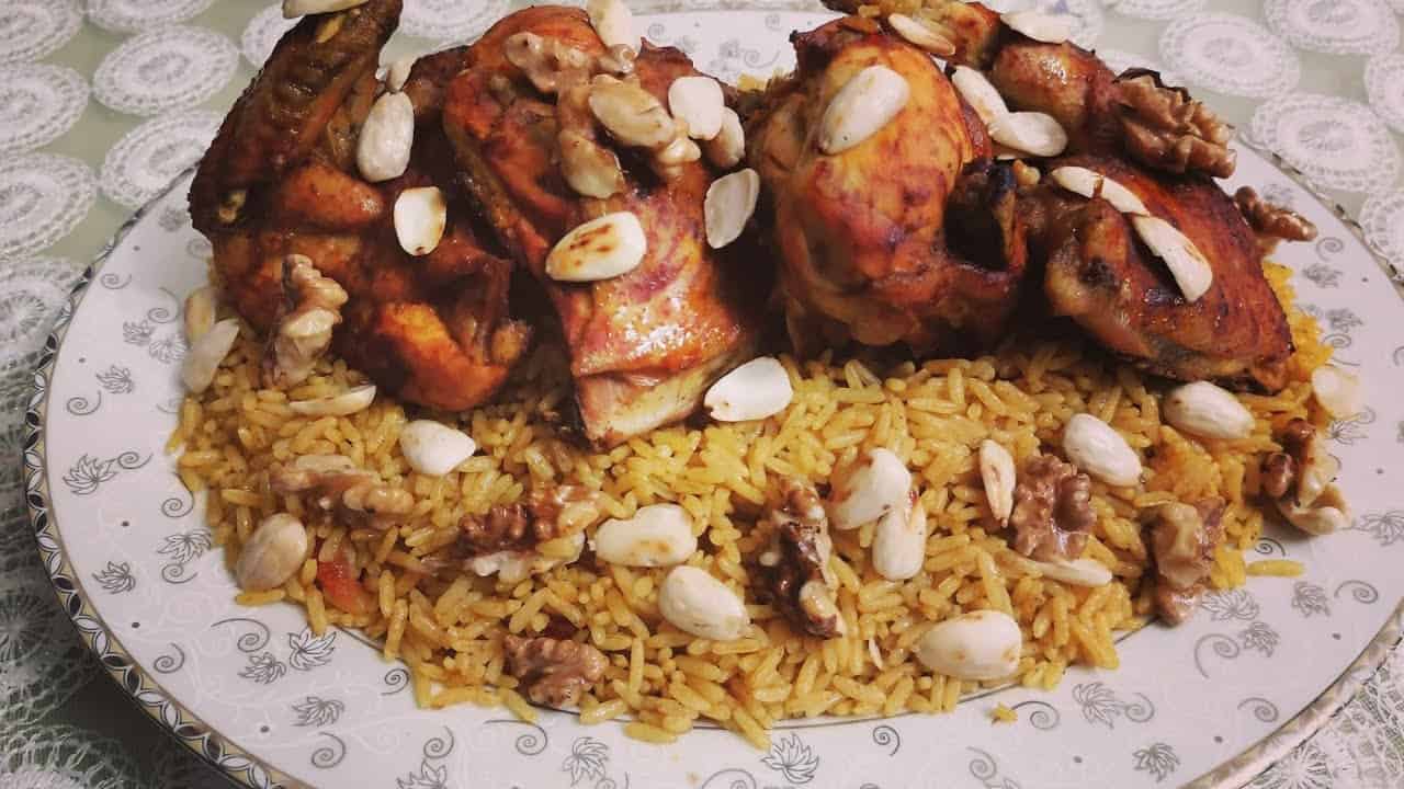 الكبسة السعودي بالدجاج