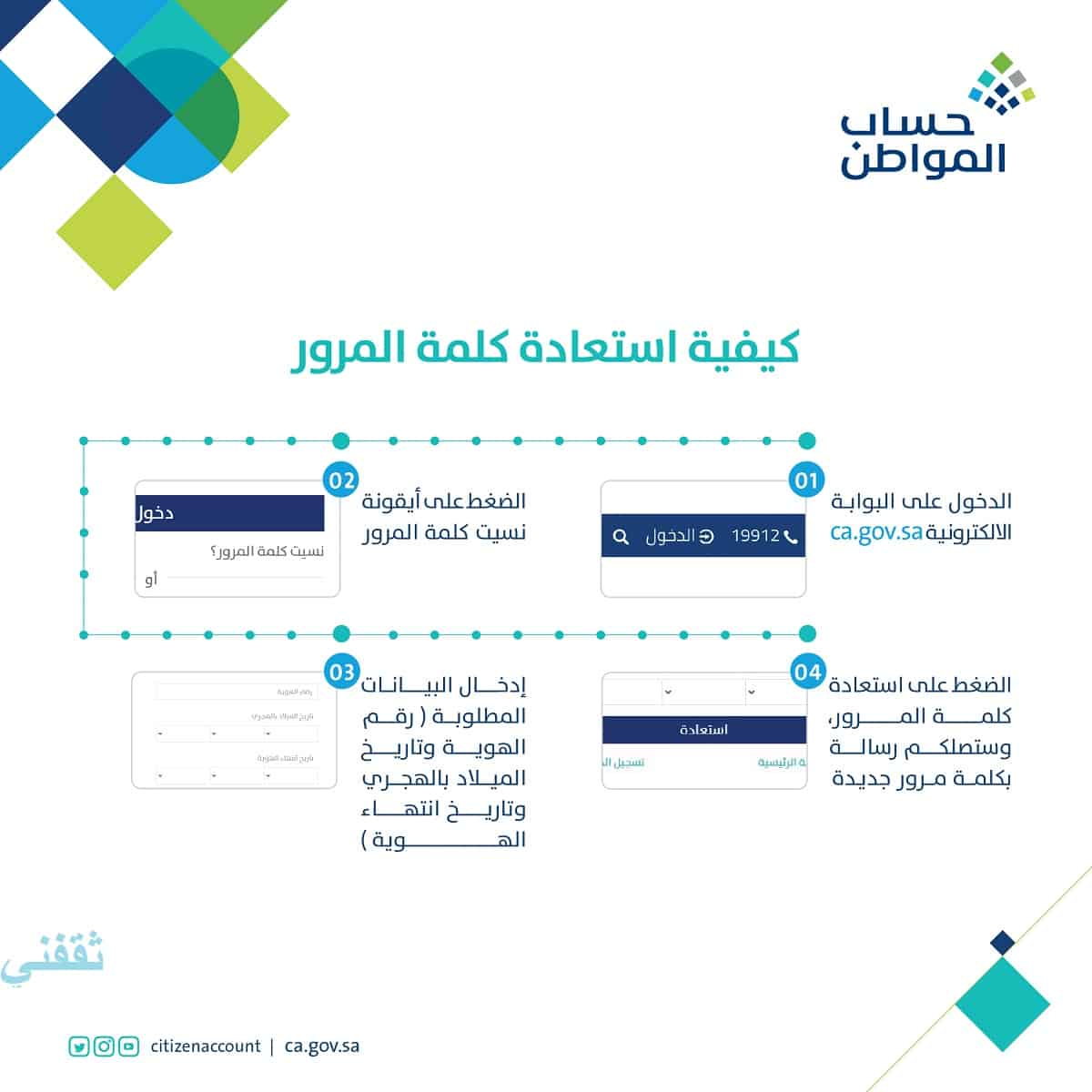 استعادة كلمة المرور