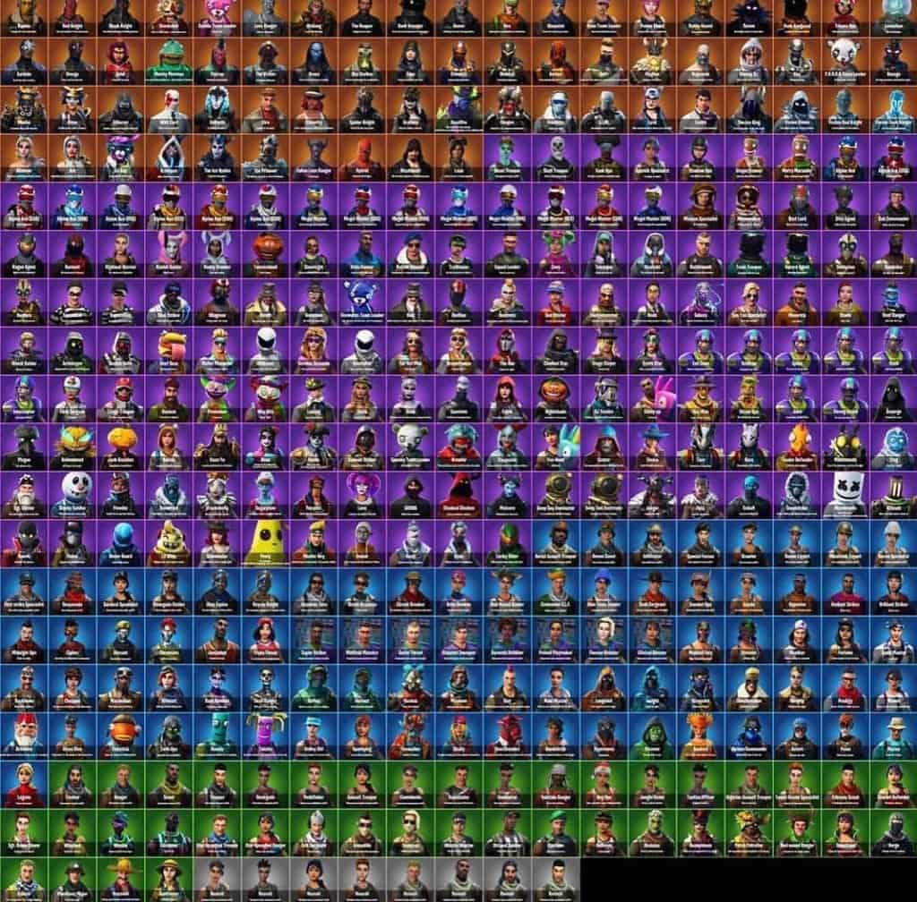 صور سكنات فورت نايت