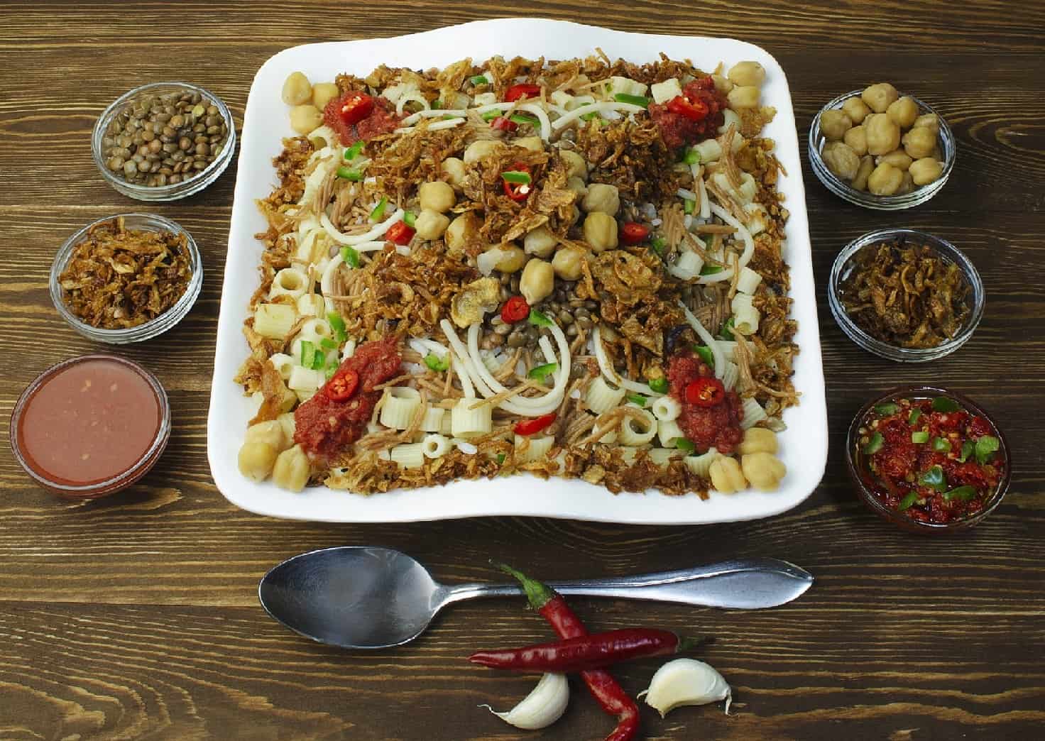 طريقة تحضير كشري الحلة الواحدة