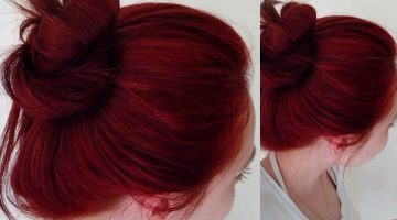 طريقة صبغ الشعر باللون الأحمر