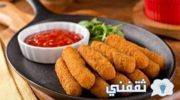 طريقة عمل أصابع الموزاريلا المقلية