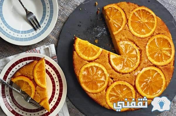 طريقة عمل كيكة البرتقال الهشة