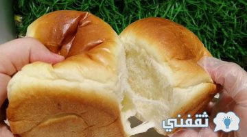 خبز الحليب بالعجينة السحرية هش وخفيف كالقطن