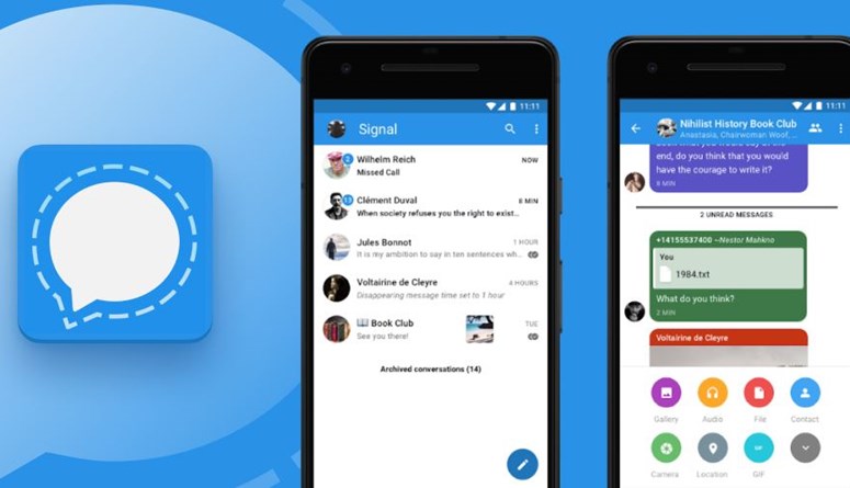 تطبيق Signal بديل واتساب