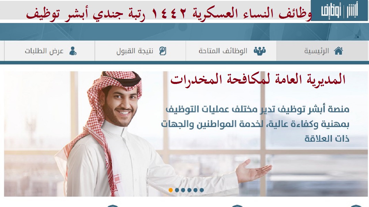 ابشر توظيف وزارة الداخلية 1442 وظائف نسائية في مكافحة المخدرات 2021