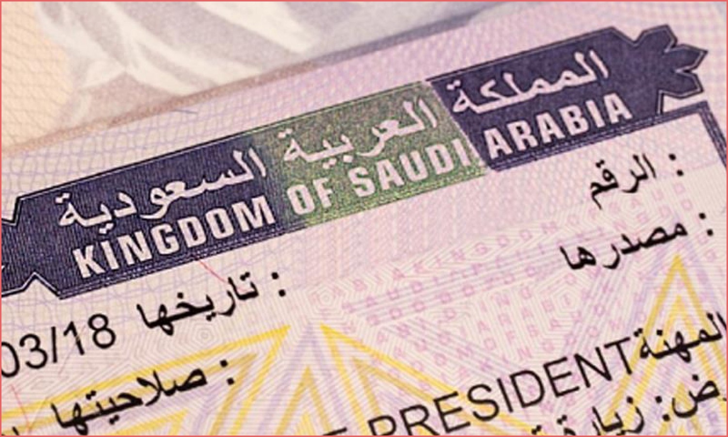 الاستعلام عن رقم تأشيرة دخول السعودية