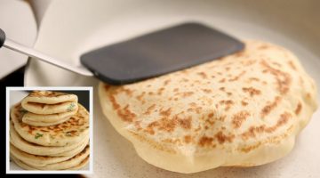 الخبز العربي بدون فرن