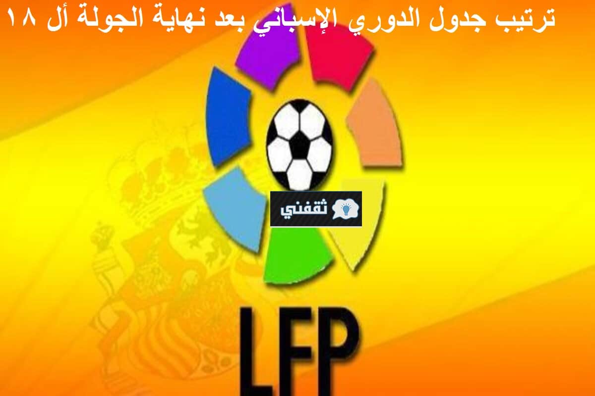 ترتيب جدول الدوري الإسباني