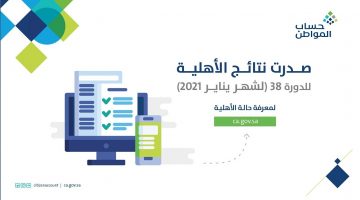 موعد صرف الدفعة الجديدة 38 من حساب مواطن 2021